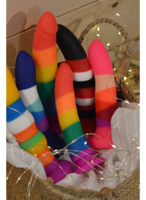 Gode ventouse 6 couleurs rose - DO-051-S-7